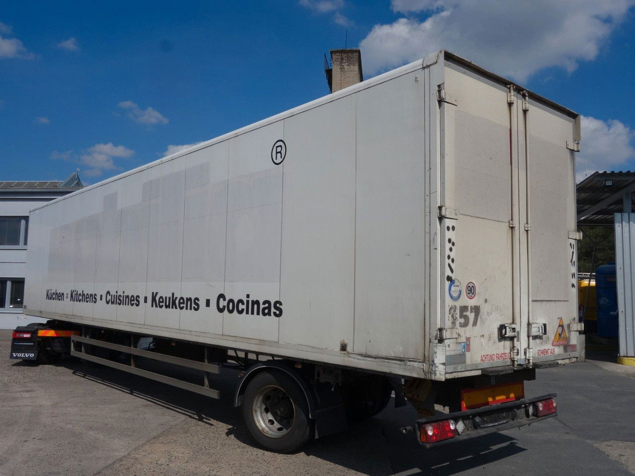 Semirremolque caja cerrada WEKA Weka, 1 Achse, Lenkachse 1 Achse, Lenkachse: foto 6