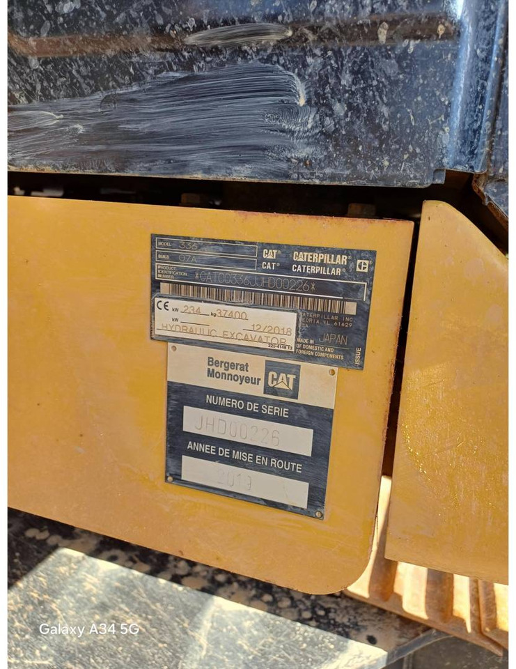 Excavadora de cadenas CAT 336-07: foto 6