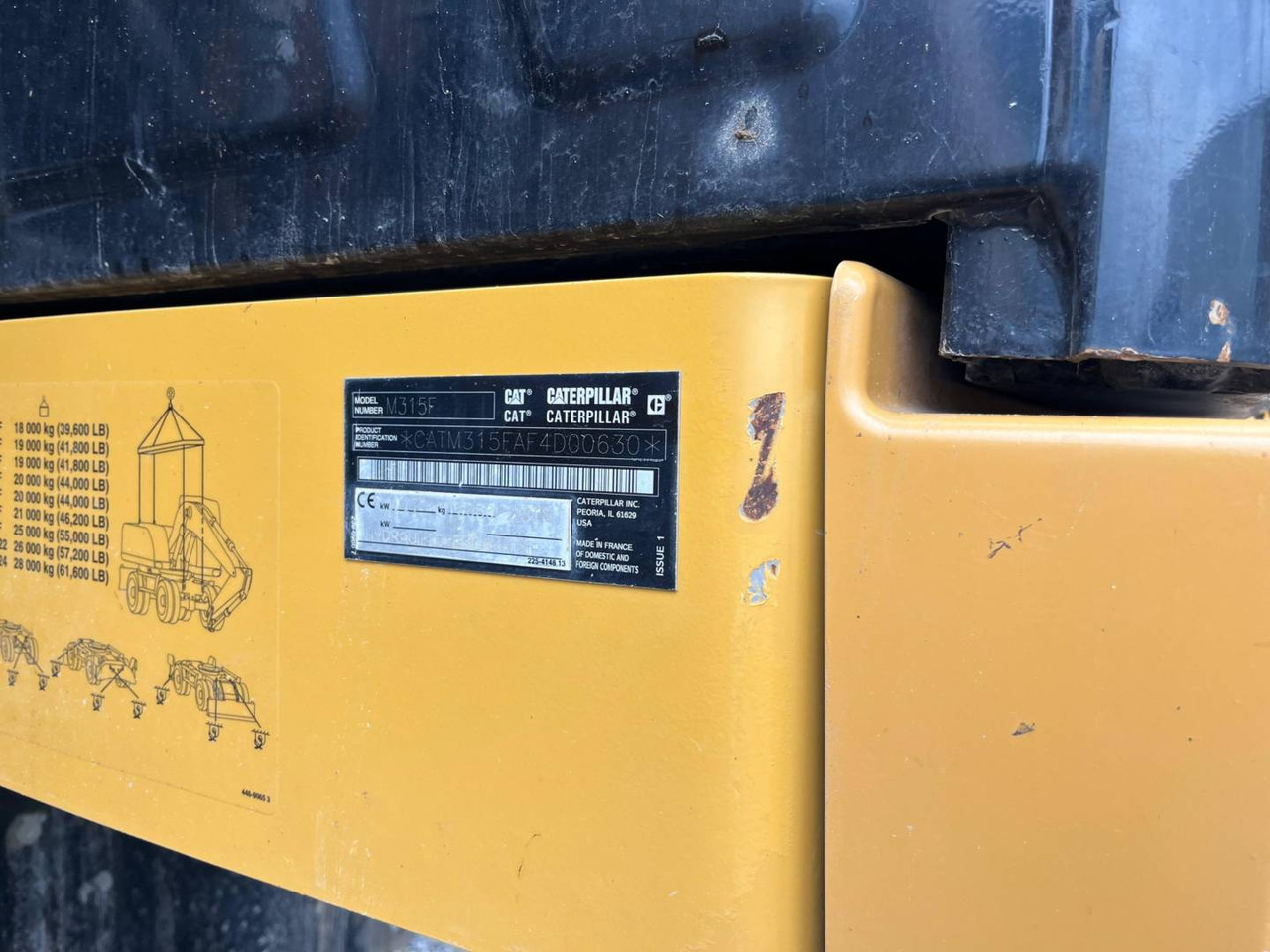 CAT M315F - Excavadora de ruedas: foto 5 CAT M315F - Excavadora de ruedas: foto 5