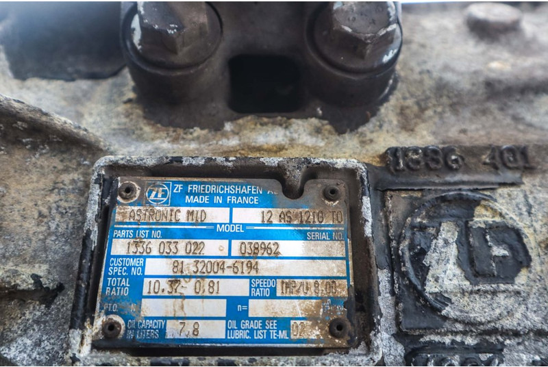 ZF 12AS1210OD TGM 81.32004-6194 - Piezas de recambio para Camión: foto 5 ZF 12AS1210OD TGM 81.32004-6194 - Piezas de recambio para Camión: foto 5