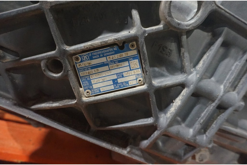 ZF 12AS2130DD TGS - Caja de cambios para Camión: foto 5 ZF 12AS2130DD TGS - Caja de cambios para Camión: foto 5