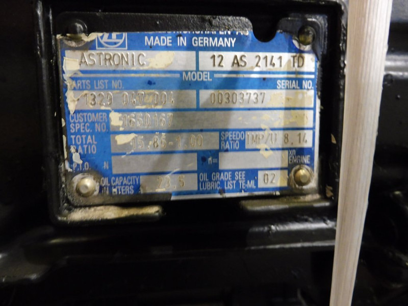 ZF 12AS2141TD+IT DAF - Caja de cambios para Camión: foto 5 ZF 12AS2141TD+IT DAF - Caja de cambios para Camión: foto 5
