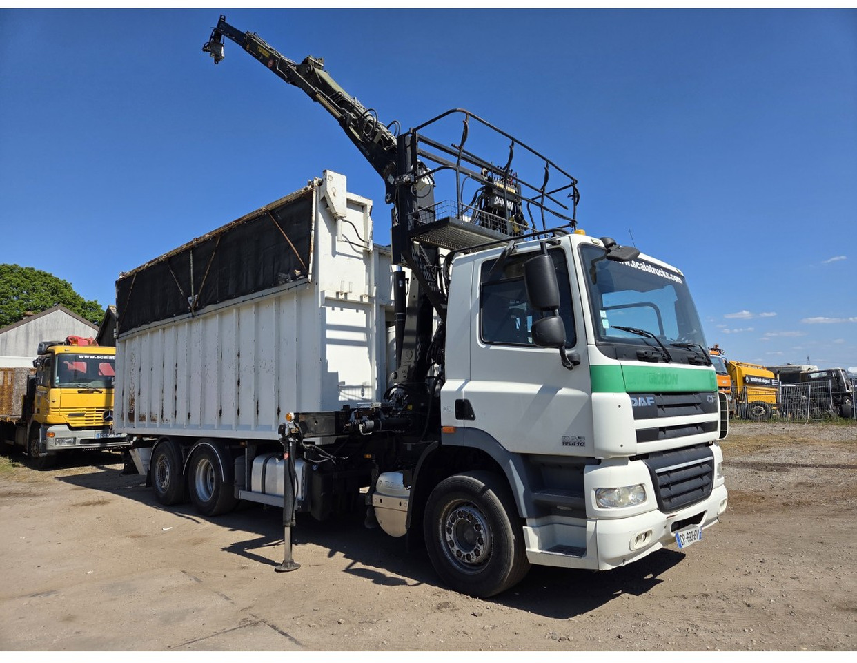 DAF CF85.410 6x2 steering axle lenk Tipper Crane HIAB J1320Z - Camión volquete, Camión grúa: foto 5 DAF CF85.410 6x2 steering axle lenk Tipper Crane HIAB J1320Z - Camión volquete, Camión grúa: foto 5