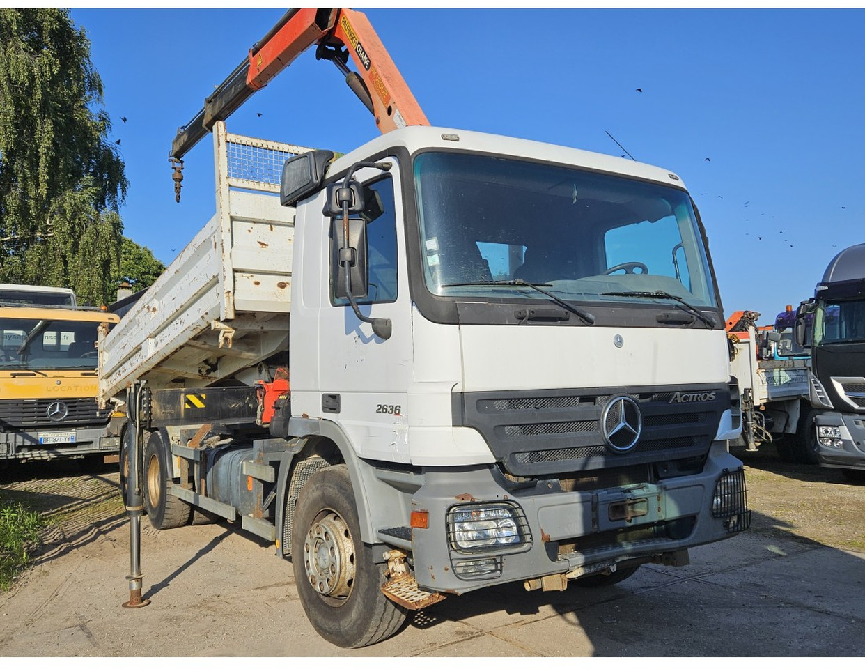 MERCEDES ACTROS 2636 6X4 TIPPER CRANE 15002 EPS - Camión volquete, Camión grúa: foto 3 MERCEDES ACTROS 2636 6X4 TIPPER CRANE 15002 EPS - Camión volquete, Camión grúa: foto 3
