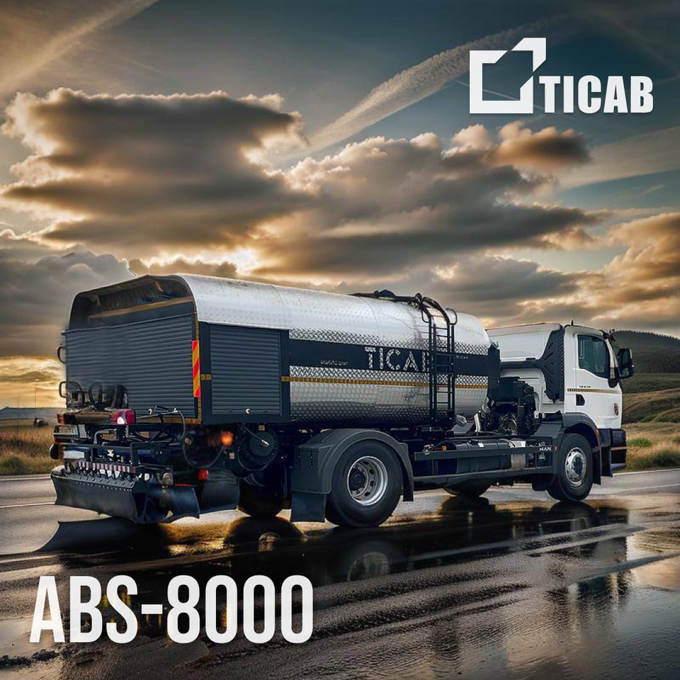 TICAB Аutonomous Asphalt Sprayer 8000 L, Asphalt Distributor, Manufacturer - Bomba de hormigón: foto 3 TICAB Аutonomous Asphalt Sprayer 8000 L, Asphalt Distributor, Manufacturer - Bomba de hormigón: foto 3