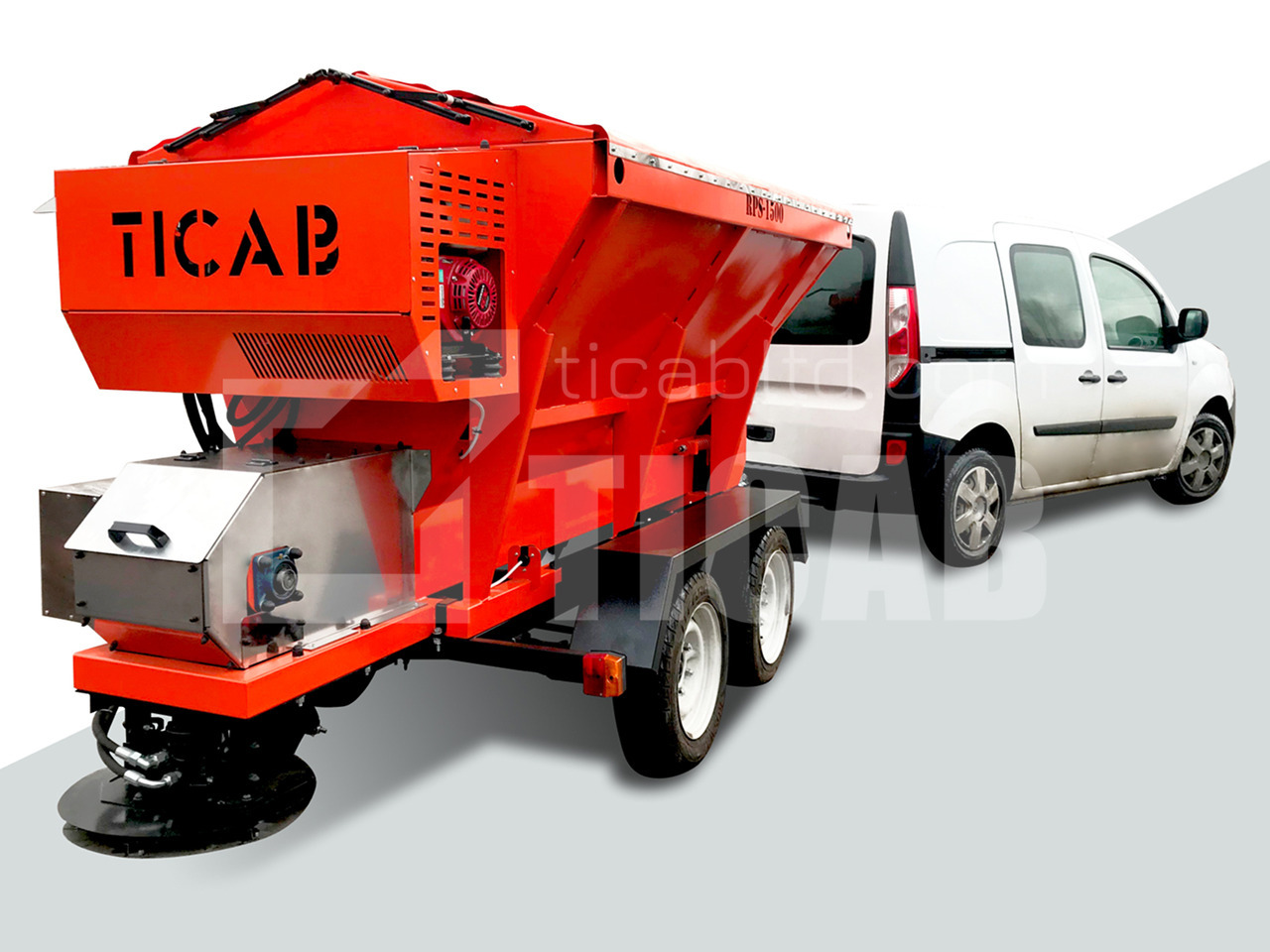 TICAB New Salt and Sand Spreader, Hopper spreader,Manufacturer, 1,5m³ - Máquina quitanieve: foto 3 TICAB New Salt and Sand Spreader, Hopper spreader,Manufacturer, 1,5m³ - Máquina quitanieve: foto 3