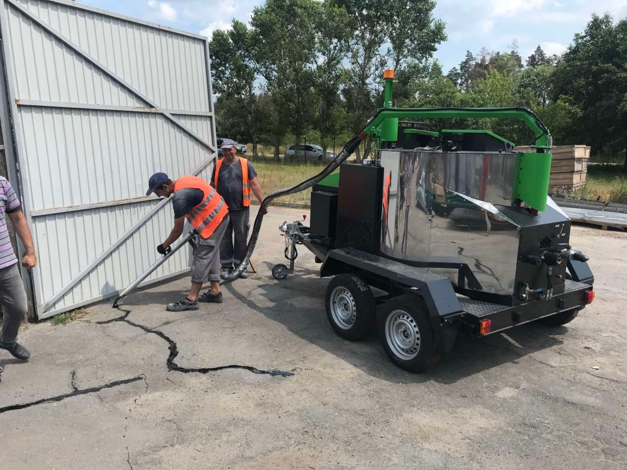 TICAB Сrack Sealing Machine, Asphalt Crack Fill Machine, 500 L, Manufacturer, mašīna asfalta šuvju un plaisu aizpildīšanai BPM-500 - Construcción de carreteras: foto 5 TICAB Сrack Sealing Machine, Asphalt Crack Fill Machine, 500 L, Manufacturer, mašīna asfalta šuvju un plaisu aizpildīšanai BPM-500 - Construcción de carreteras: foto 5