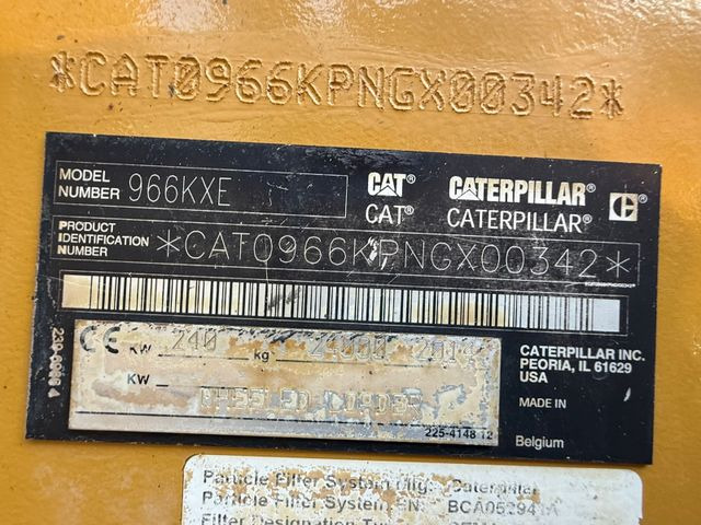 CAT 966 KXE, 18650hours, SWISS - Cargadora de ruedas: foto 5 CAT 966 KXE, 18650hours, SWISS - Cargadora de ruedas: foto 5