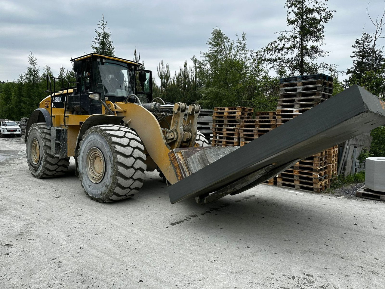 CAT 980K Block Handler,Bucket + forks,Schaufel+Gabel - Cargadora de ruedas: foto 4 CAT 980K Block Handler,Bucket + forks,Schaufel+Gabel - Cargadora de ruedas: foto 4