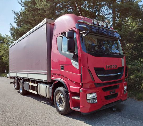 Iveco 260S42 Stralis, 6x2, Retarder, Euro 6, 7.80m box - Camión lona: foto 1 Iveco 260S42 Stralis, 6x2, Retarder, Euro 6, 7.80m box - Camión lona: foto 1