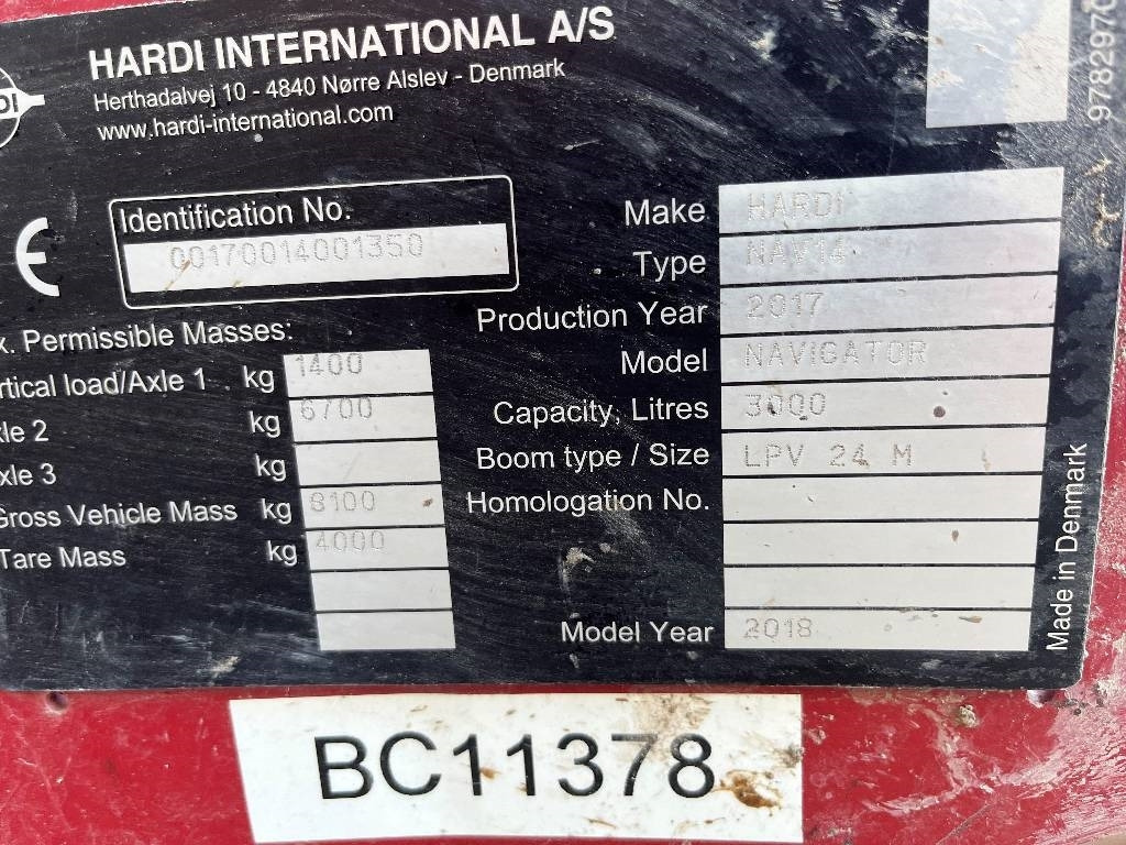 Hardi Navigator 3000 Dismantled: only spare parts - Pulverizador arrastrado: foto 3 Hardi Navigator 3000 Dismantled: only spare parts - Pulverizador arrastrado: foto 3
