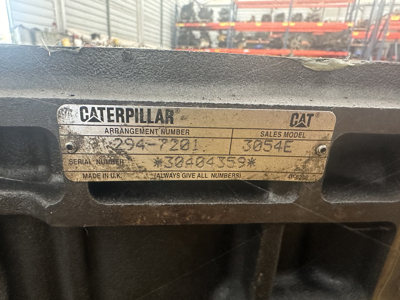 Cat 3054E Blok cylindrów orginał - Bloque de cilindros para Maquinaria agrícola: foto 2 Cat 3054E Blok cylindrów orginał - Bloque de cilindros para Maquinaria agrícola: foto 2