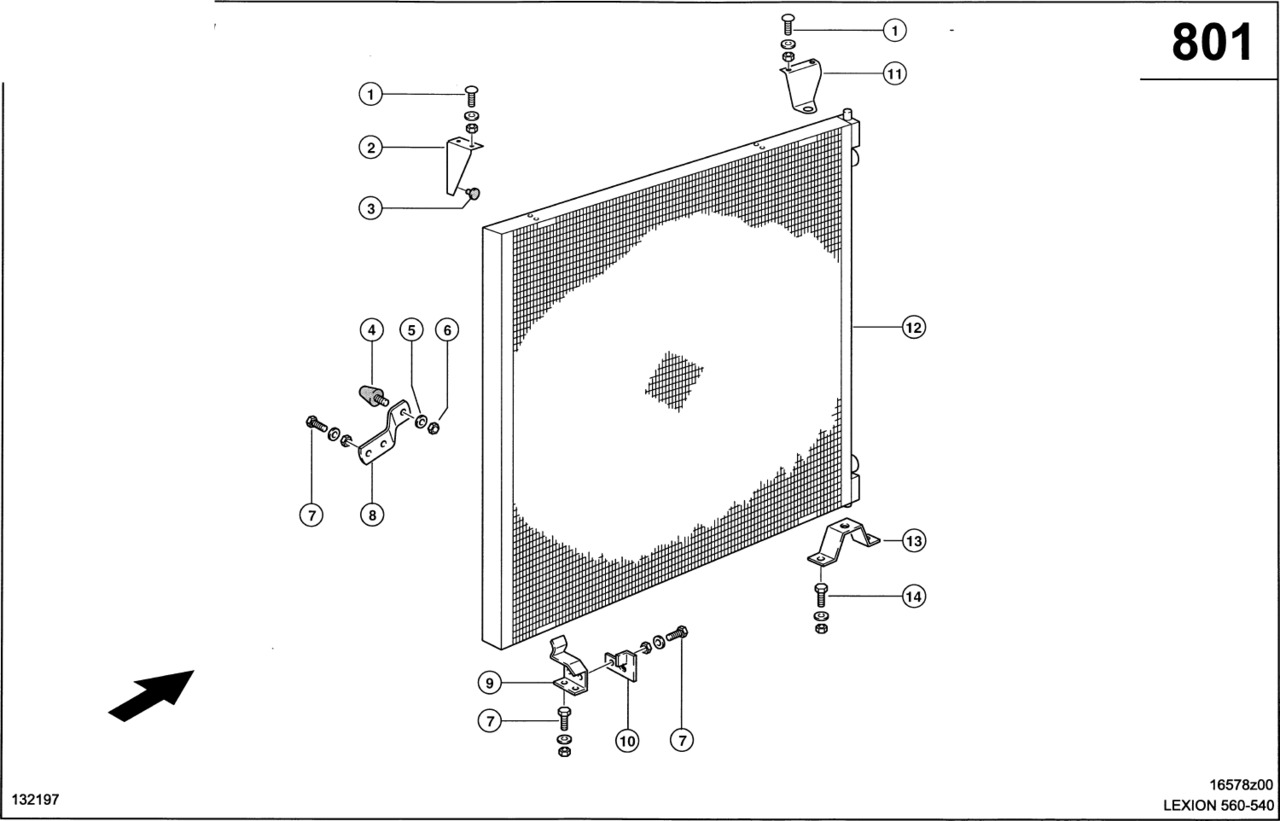Claas Lexion 560 CHŁODNICA OLEJU  0006683982 (Chłodnica oleju) - Enfriador de aceite para Maquinaria agrícola: foto 1 Claas Lexion 560 CHŁODNICA OLEJU  0006683982 (Chłodnica oleju) - Enfriador de aceite para Maquinaria agrícola: foto 1