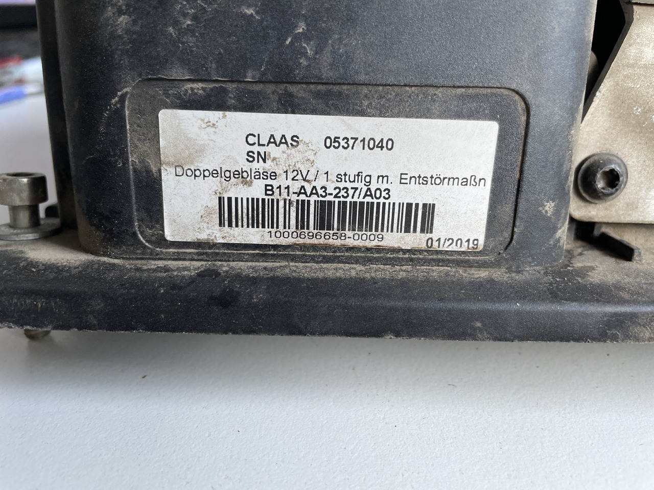 Claas Lexion Jaguar Tucano - dmuchawa 05371040 537104 - Ventilador de habitáculo para Maquinaria agrícola: foto 4 Claas Lexion Jaguar Tucano - dmuchawa 05371040 537104 - Ventilador de habitáculo para Maquinaria agrícola: foto 4