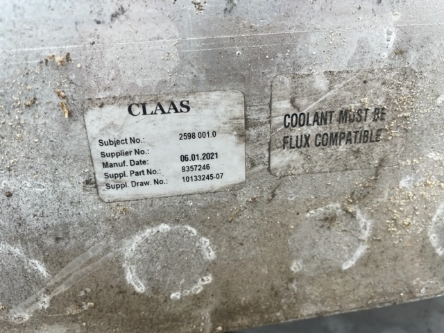 Claas Lexion chłodnica wody - Enfriador de aceite para Maquinaria agrícola: foto 4 Claas Lexion chłodnica wody - Enfriador de aceite para Maquinaria agrícola: foto 4