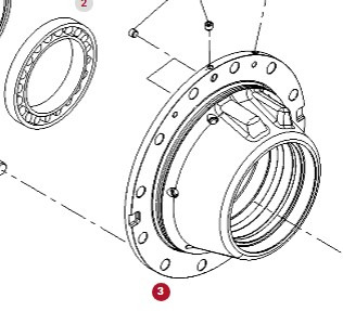 Fendt Vario 1038 1042 1046 1050 GEN 3 Piasta Koła Łożysko Stożkowe F530300220350 F530300220010 - Cubo para Maquinaria agrícola: foto 1 Fendt Vario 1038 1042 1046 1050 GEN 3 Piasta Koła Łożysko Stożkowe F530300220350 F530300220010 - Cubo para Maquinaria agrícola: foto 1