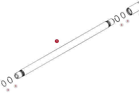 Fendt Vario 1038 1042 1046 1050 GEN 3 Wał Napędowy 530300080011 - Palier para Maquinaria agrícola: foto 1 Fendt Vario 1038 1042 1046 1050 GEN 3 Wał Napędowy 530300080011 - Palier para Maquinaria agrícola: foto 1