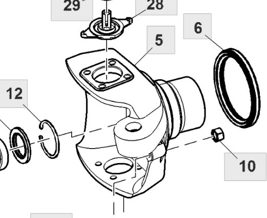 John Deere 7830 Przegub Przedniego Napędu Prawy Lewy R155627 R155628 - Palier para Maquinaria agrícola: foto 1 John Deere 7830 Przegub Przedniego Napędu Prawy Lewy R155627 R155628 - Palier para Maquinaria agrícola: foto 1
