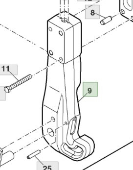 John Deere 7830 Szybkozłączka R340730 R161314 - Acoplamiento rápido: foto 2 John Deere 7830 Szybkozłączka R340730 R161314 - Acoplamiento rápido: foto 2