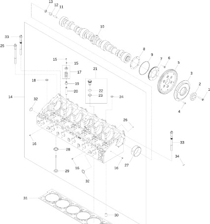 John Deere 9470RX - Głowica cylindra regen. SE502684 (Silnik) - Cabezal de bloque para Maquinaria agrícola: foto 1 John Deere 9470RX - Głowica cylindra regen. SE502684 (Silnik) - Cabezal de bloque para Maquinaria agrícola: foto 1