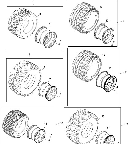 John Deere 960 - Felga DC210572 (Rama, pokrywy, róźne) - Llanta para Maquinaria agrícola: foto 1 John Deere 960 - Felga DC210572 (Rama, pokrywy, róźne) - Llanta para Maquinaria agrícola: foto 1