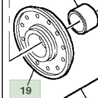 John Deere 9780CTS 9780 CTS Piasta Z13205 - Cubo para Maquinaria agrícola: foto 1 John Deere 9780CTS 9780 CTS Piasta Z13205 - Cubo para Maquinaria agrícola: foto 1