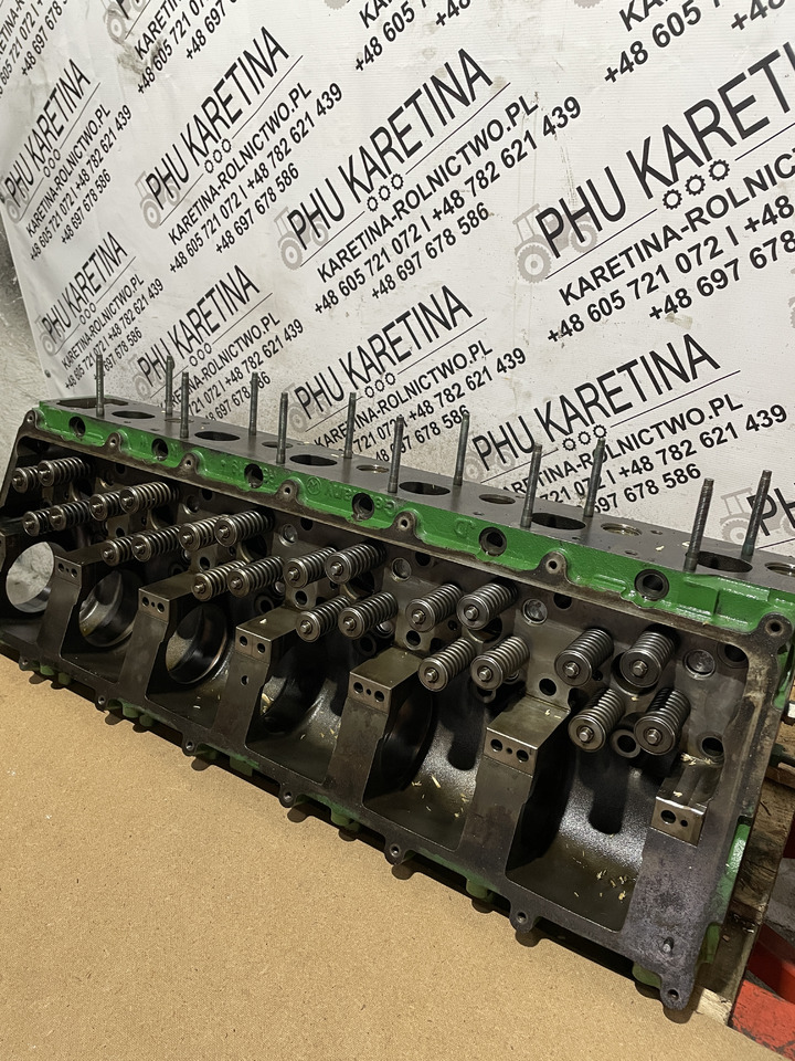 John Deere S790 9470 9470RX - głowica cylindra RE520563 - Cabezal de bloque para Maquinaria agrícola: foto 1 John Deere S790 9470 9470RX - głowica cylindra RE520563 - Cabezal de bloque para Maquinaria agrícola: foto 1