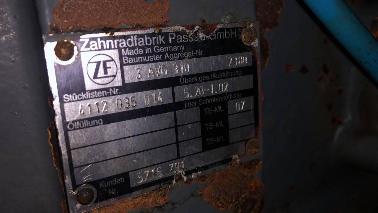 Caja de cambios para Cargadora de ruedas Liebherr L564 - Skrzynia Biegów  [ZF 4112 035 014] 3 AVG 310: foto 7