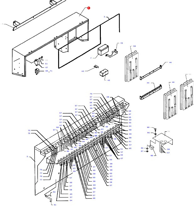 Massey Fergusson MF 30 32 - skrzynka elektryki D28781625 - Sistema eléctrico para Maquinaria agrícola: foto 1 Massey Fergusson MF 30 32 - skrzynka elektryki D28781625 - Sistema eléctrico para Maquinaria agrícola: foto 1