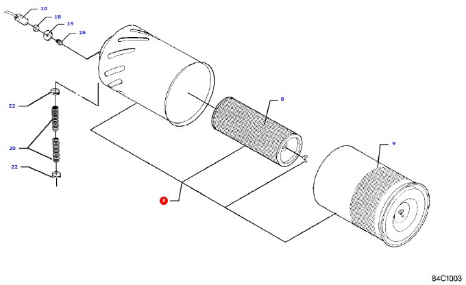 Massey Fergusson MF 30 - filtr powietrza obudowa D46442200 - Filtro de aire para Maquinaria agrícola: foto 1 Massey Fergusson MF 30 - filtr powietrza obudowa D46442200 - Filtro de aire para Maquinaria agrícola: foto 1