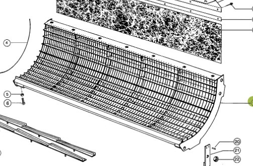 Claas Dominator 96 Klepisko Zwykłe 0006474580 00 0647 458 0 - Piezas de recambio para Maquinaria agrícola: foto 1 Claas Dominator 96 Klepisko Zwykłe 0006474580 00 0647 458 0 - Piezas de recambio para Maquinaria agrícola: foto 1