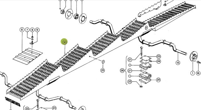 Claas Dominator 96 Wytrząsacz Klawisz Wytrząsacza 0006781231 0006782820 - Piezas de recambio para Maquinaria agrícola: foto 1 Claas Dominator 96 Wytrząsacz Klawisz Wytrząsacza 0006781231 0006782820 - Piezas de recambio para Maquinaria agrícola: foto 1