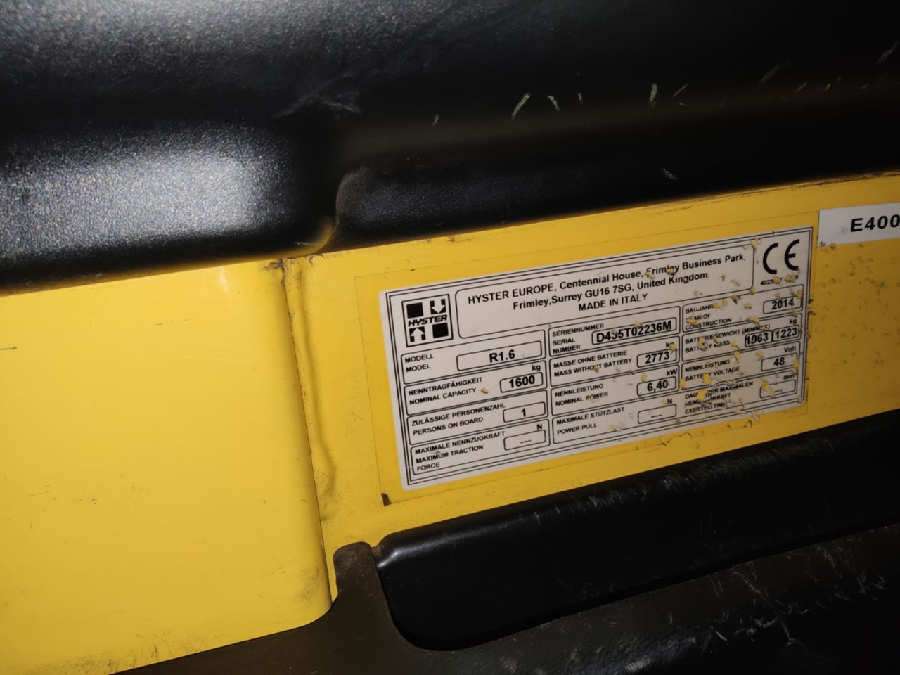 Hyster R1.6 - Retráctil: foto 2 Hyster R1.6 - Retráctil: foto 2