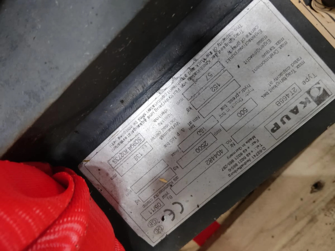 Kaup 2T466B - Implemento para Equipo de manutención: foto 2 Kaup 2T466B - Implemento para Equipo de manutención: foto 2