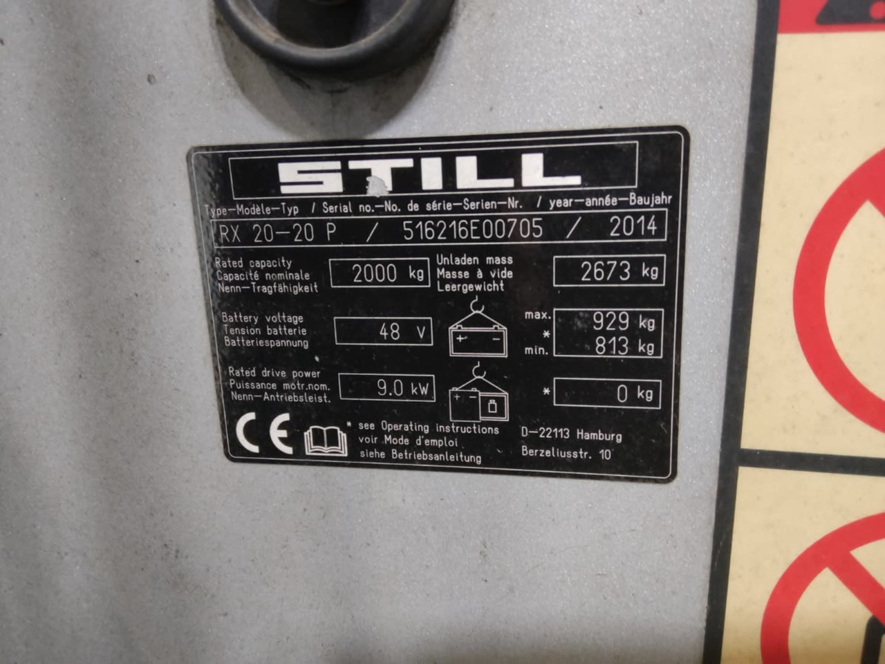 STILL RX20-20 - Carretilla elevadora eléctrica: foto 5 STILL RX20-20 - Carretilla elevadora eléctrica: foto 5
