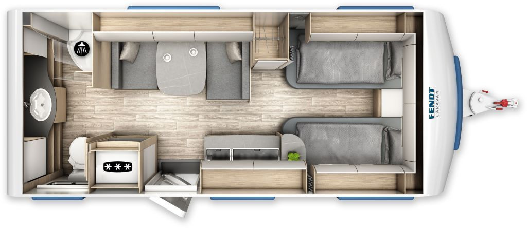 Fendt Bianco Activ 515 SGD 2026 inkl. Extras - Caravana: foto 2 Fendt Bianco Activ 515 SGD 2026 inkl. Extras - Caravana: foto 2