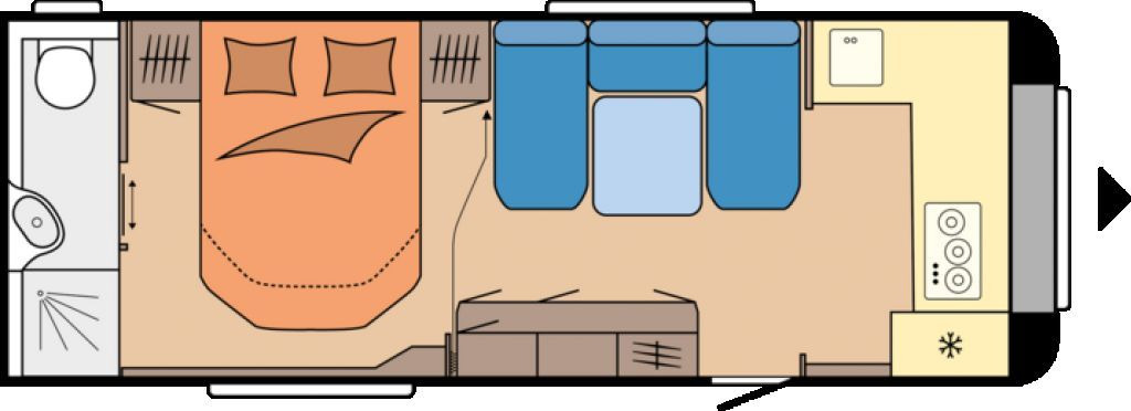Hobby Maxia 660 WQM Klima Markise 2200kg - Caravana: foto 3 Hobby Maxia 660 WQM Klima Markise 2200kg - Caravana: foto 3