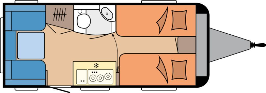 Hobby OnTour 460 DL 2026 BUGFENSTER 1500 ROLLROST - Caravana: foto 2 Hobby OnTour 460 DL 2026 BUGFENSTER 1500 ROLLROST - Caravana: foto 2
