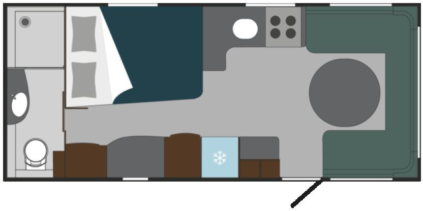 Polar Blueline 590 BFW WINTERFEST MODELL 2025 - Caravana: foto 2 Polar Blueline 590 BFW WINTERFEST MODELL 2025 - Caravana: foto 2