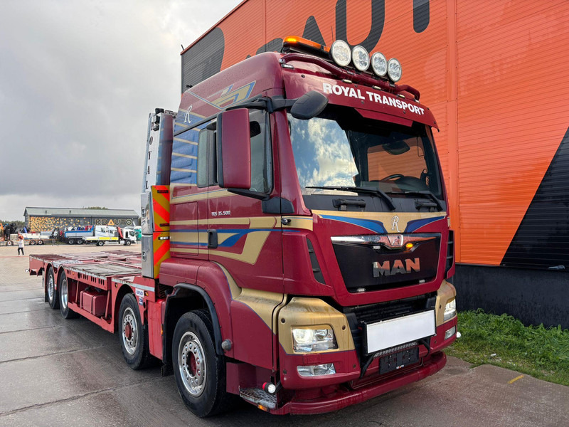 MAN TGS 35.480 8x4H-6 HYDRODRIVE / PLATFORM L=9160 mm / WINCH - Camión portavehículos: foto 4 MAN TGS 35.480 8x4H-6 HYDRODRIVE / PLATFORM L=9160 mm / WINCH - Camión portavehículos: foto 4