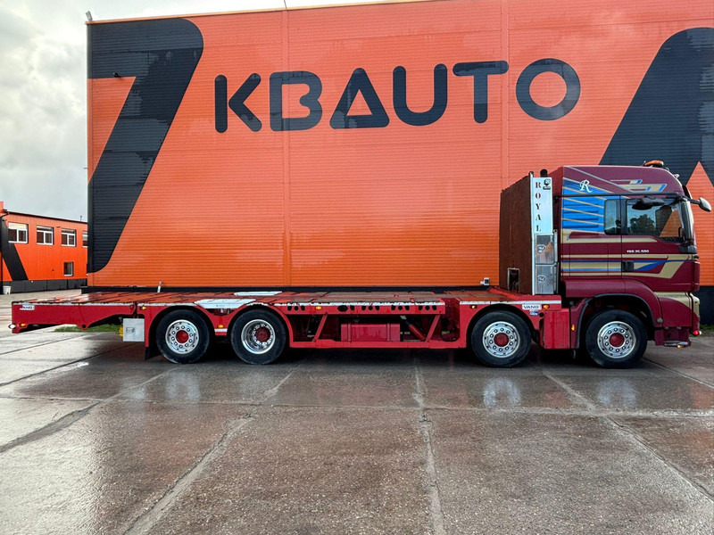 MAN TGS 35.480 8x4H-6 HYDRODRIVE / PLATFORM L=9160 mm / WINCH - Camión portavehículos: foto 5 MAN TGS 35.480 8x4H-6 HYDRODRIVE / PLATFORM L=9160 mm / WINCH - Camión portavehículos: foto 5