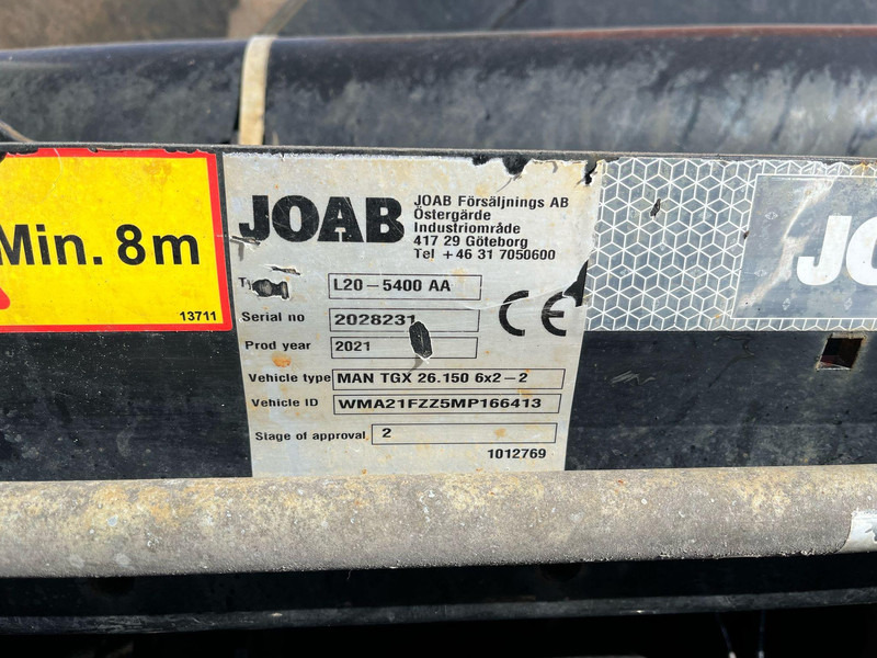 Camión multibasculante MAN TGX 26.510 6x2*4 JOAB L 20 ton / L=5400 / H=1570 mm / INTARDER: foto 14