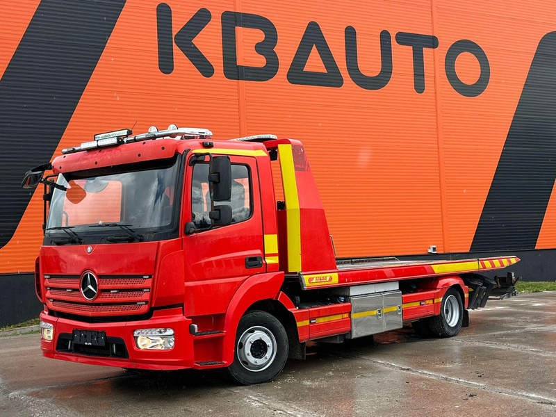 Mercedes-Benz ATEGO 1224 4x2 JIGE SIMPLEX 5T / 2x WINCH / PLATFORM L=5702 mm - Grua de remolque autos: foto 1 Mercedes-Benz ATEGO 1224 4x2 JIGE SIMPLEX 5T / 2x WINCH / PLATFORM L=5702 mm - Grua de remolque autos: foto 1