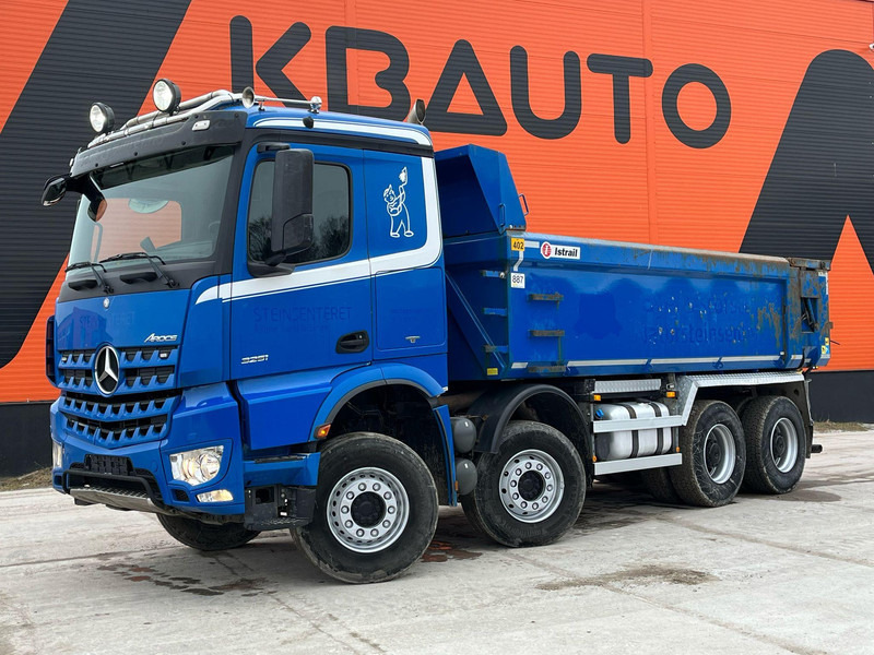 Mercedes-Benz Arocs 3251 8x4 RETARDER / FULL STEEL / BOX L=5605 mm - Camión volquete: foto 1 Mercedes-Benz Arocs 3251 8x4 RETARDER / FULL STEEL / BOX L=5605 mm - Camión volquete: foto 1