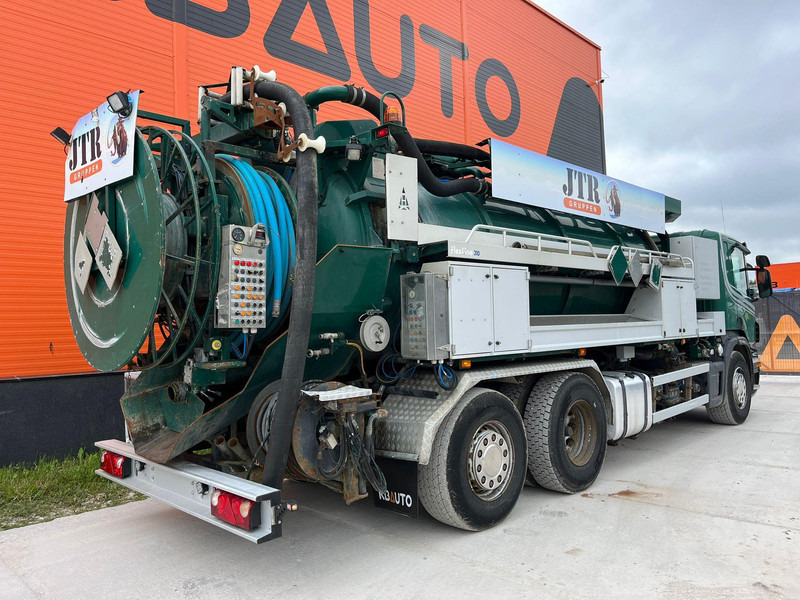 Scania P 360 6x2*4 Larsen A/S TANK 10000 l / VACUUM Vacustar W1300R / PRESSURE Uraca F716 - Limpieza de alcantarillado: foto 5 Scania P 360 6x2*4 Larsen A/S TANK 10000 l / VACUUM Vacustar W1300R / PRESSURE Uraca F716 - Limpieza de alcantarillado: foto 5