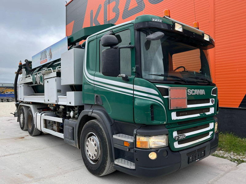 Scania P 360 6x2*4 Larsen A/S TANK 10000 l / VACUUM Vacustar W1300R / PRESSURE Uraca F716 - Limpieza de alcantarillado: foto 3 Scania P 360 6x2*4 Larsen A/S TANK 10000 l / VACUUM Vacustar W1300R / PRESSURE Uraca F716 - Limpieza de alcantarillado: foto 3