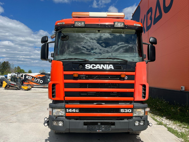 Scania R 144 8x2/4 HIAB 211EP-5 YEAR 2008 / HOOK LIFT L=5400 mm - Camión multibasculante, Camión grúa: foto 3 Scania R 144 8x2/4 HIAB 211EP-5 YEAR 2008 / HOOK LIFT L=5400 mm - Camión multibasculante, Camión grúa: foto 3