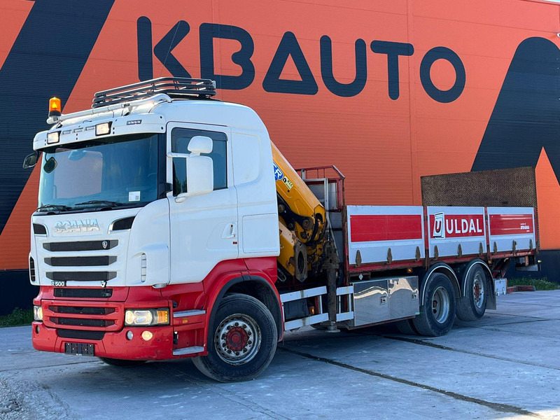 Scania R 500 6x2*4 EFFER 255/6S / PLATFORM L=6620 mm - Camión caja abierta, Camión grúa: foto 2 Scania R 500 6x2*4 EFFER 255/6S / PLATFORM L=6620 mm - Camión caja abierta, Camión grúa: foto 2
