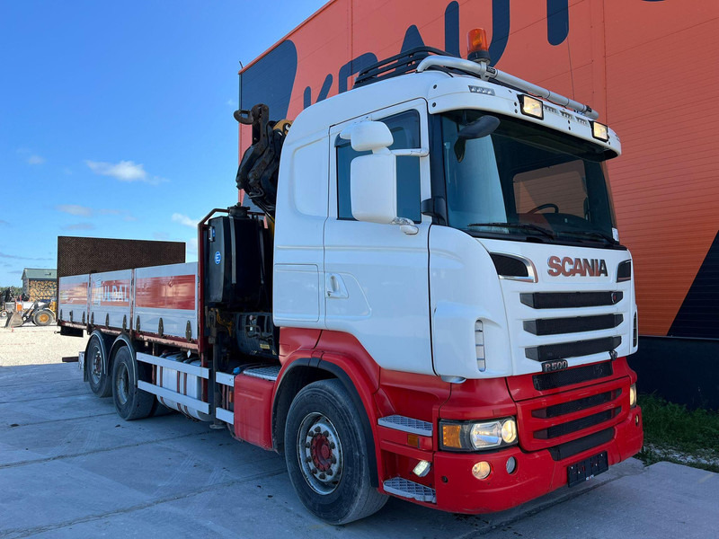 Scania R 500 6x2*4 EFFER 255/6S / PLATFORM L=6620 mm - Camión caja abierta, Camión grúa: foto 4 Scania R 500 6x2*4 EFFER 255/6S / PLATFORM L=6620 mm - Camión caja abierta, Camión grúa: foto 4
