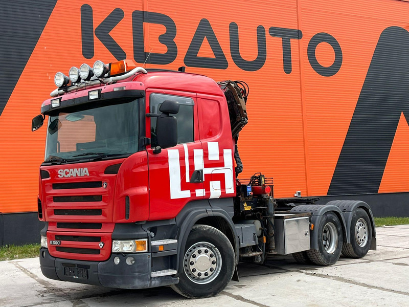 Scania R 560 6x2 HMF2220 K4 / RETARDER - Camión caja abierta, Camión grúa: foto 2 Scania R 560 6x2 HMF2220 K4 / RETARDER - Camión caja abierta, Camión grúa: foto 2
